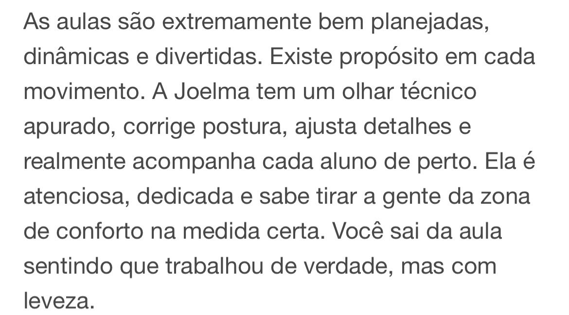 Print de mensagem de WhatsApp de aluna elogiando o planejamento das aulas